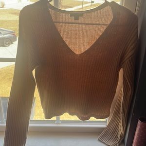 crème colored sweater